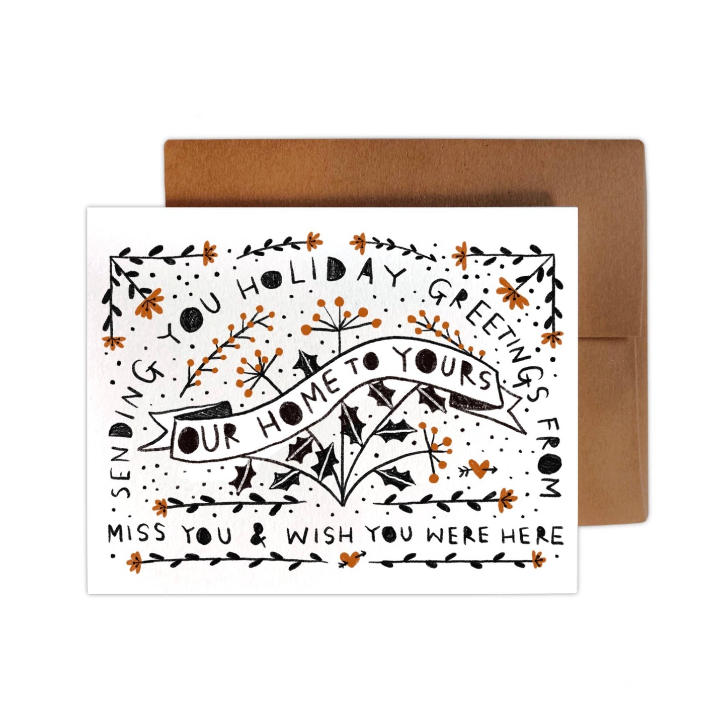 SENDING YOU HOLIDAY GREETINGS Card