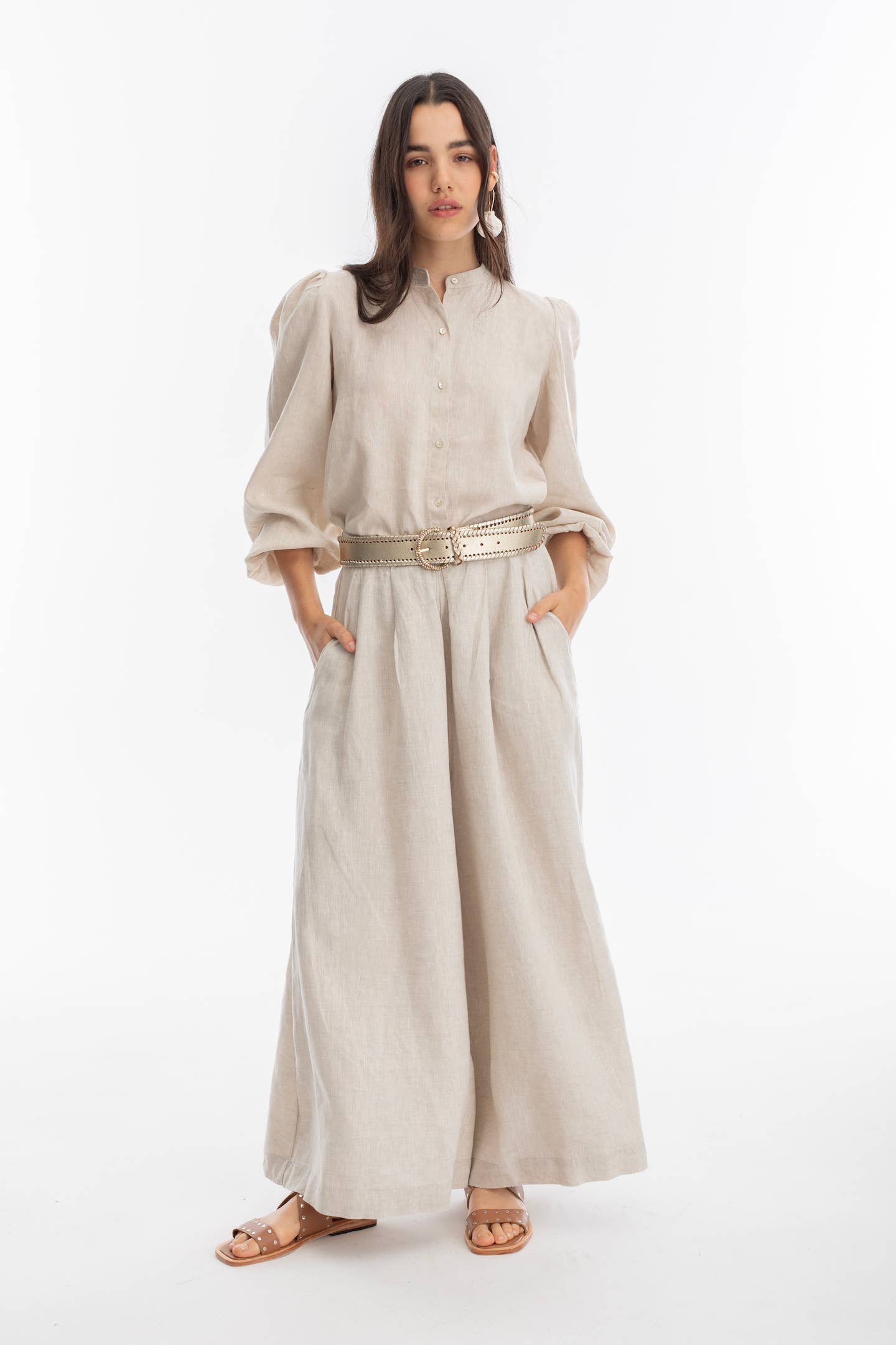 Sabi Linen Pants - Natural