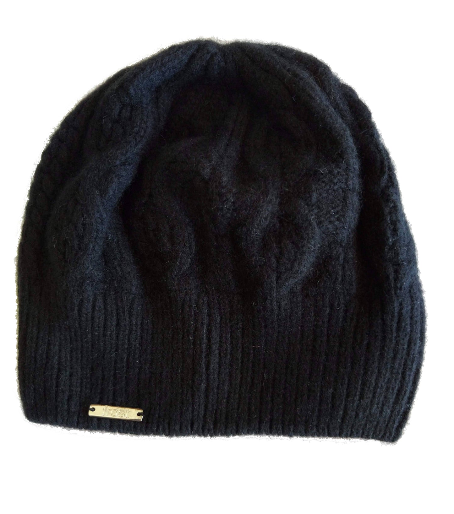 50% Cashmere 50% Merino Cable Knit Skully Beanie
