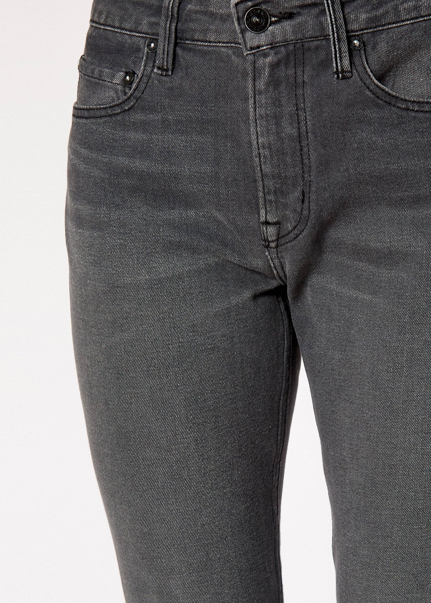 Farrah High Rise Kick Flare Jeans - Dark Grey Wash