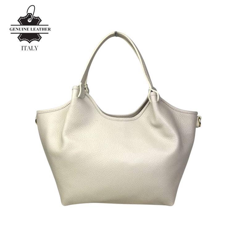 Trapezoidal Bag Italian Leather Large Capacity