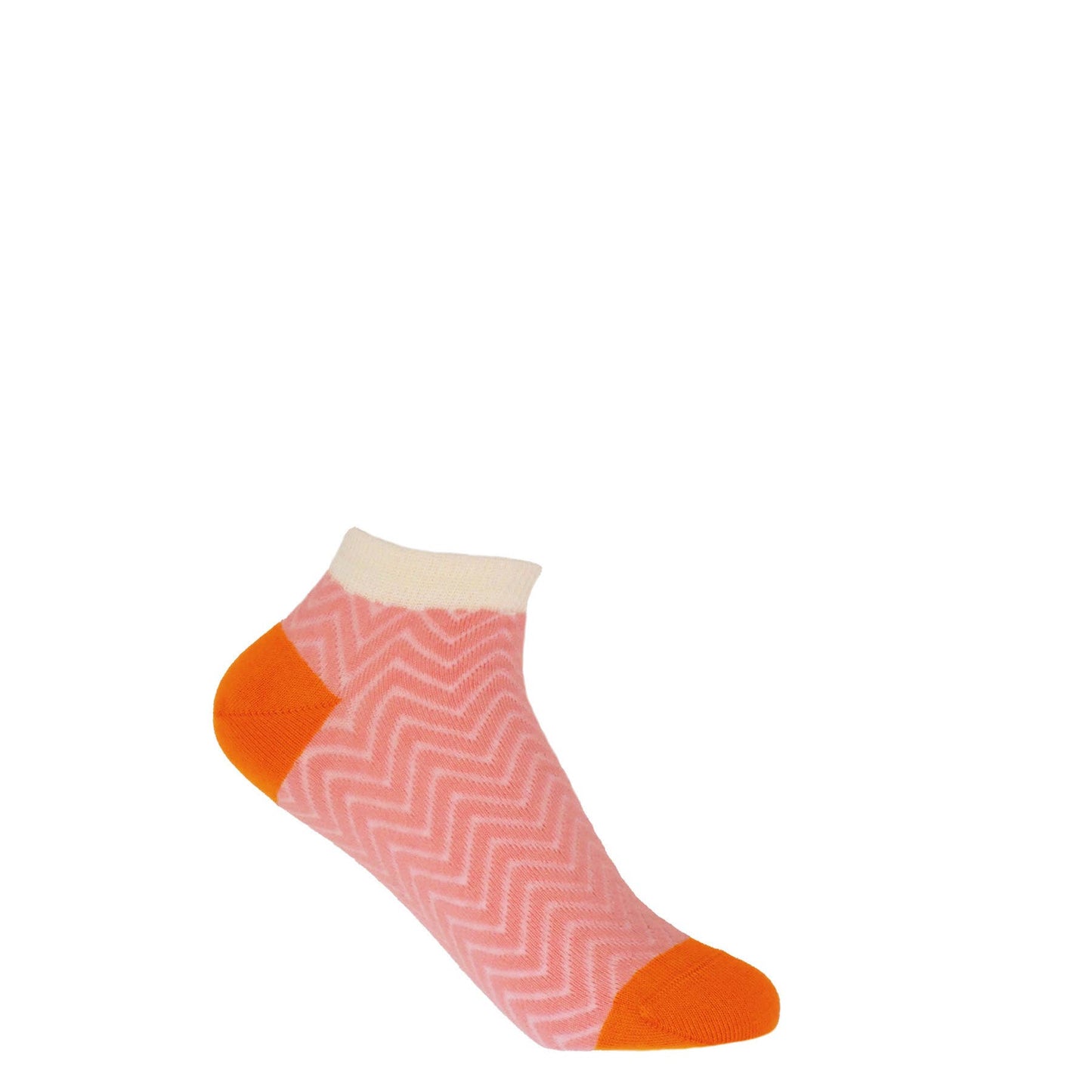 Zigzag Women's Cotton Trainer Socks