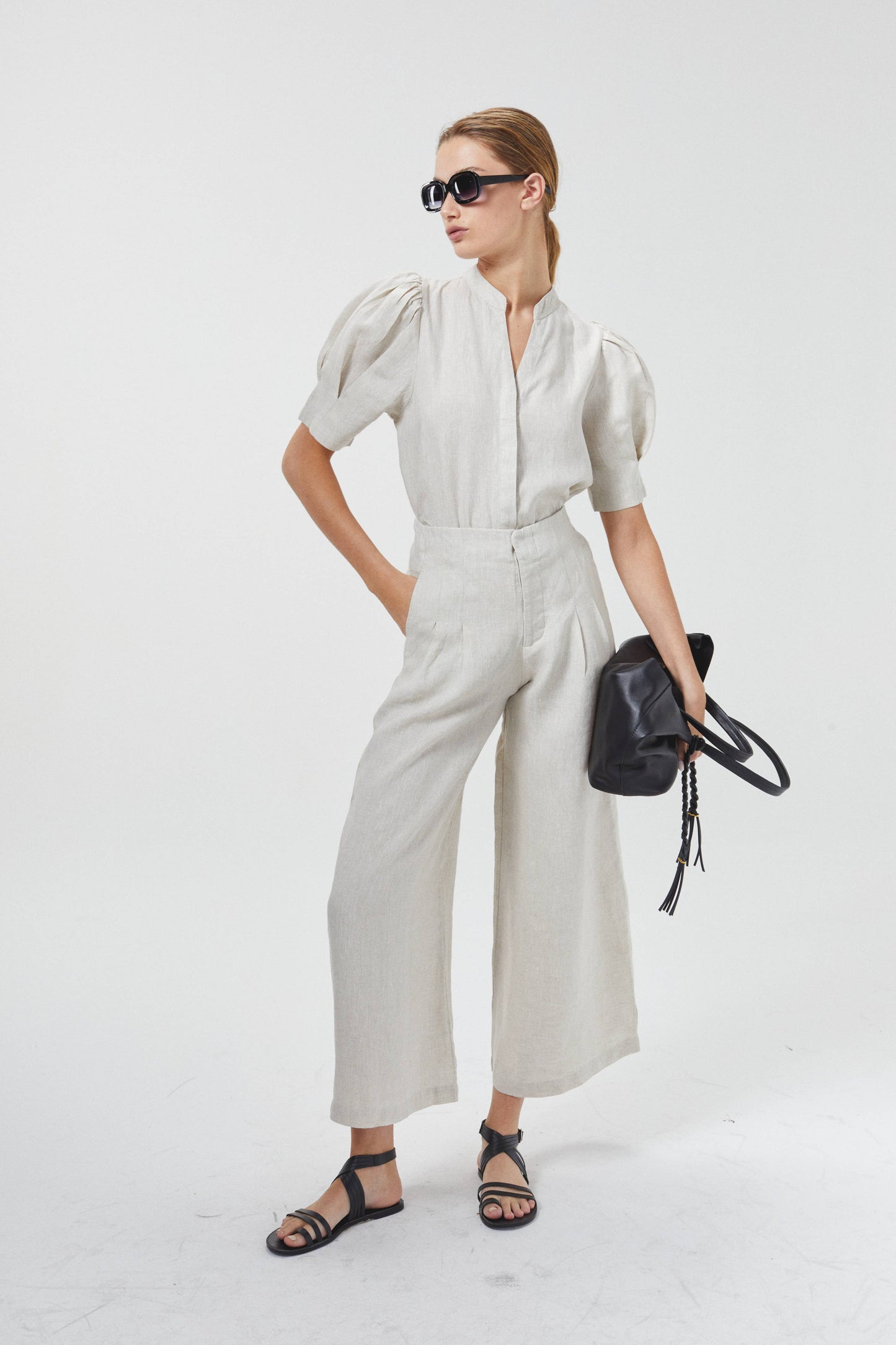 Athina Linen Shirt - Natural