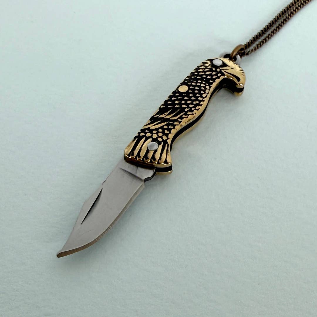 Bird Knife Necklace