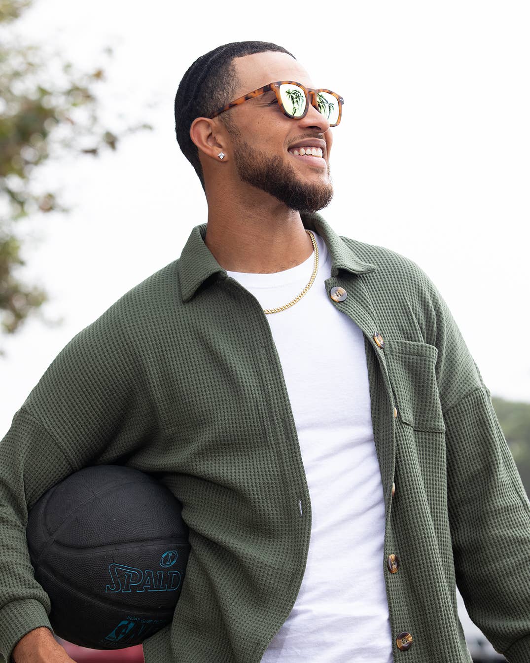 Zion - Soft Honey Tortoise / Gold Mirror Polarized Lens