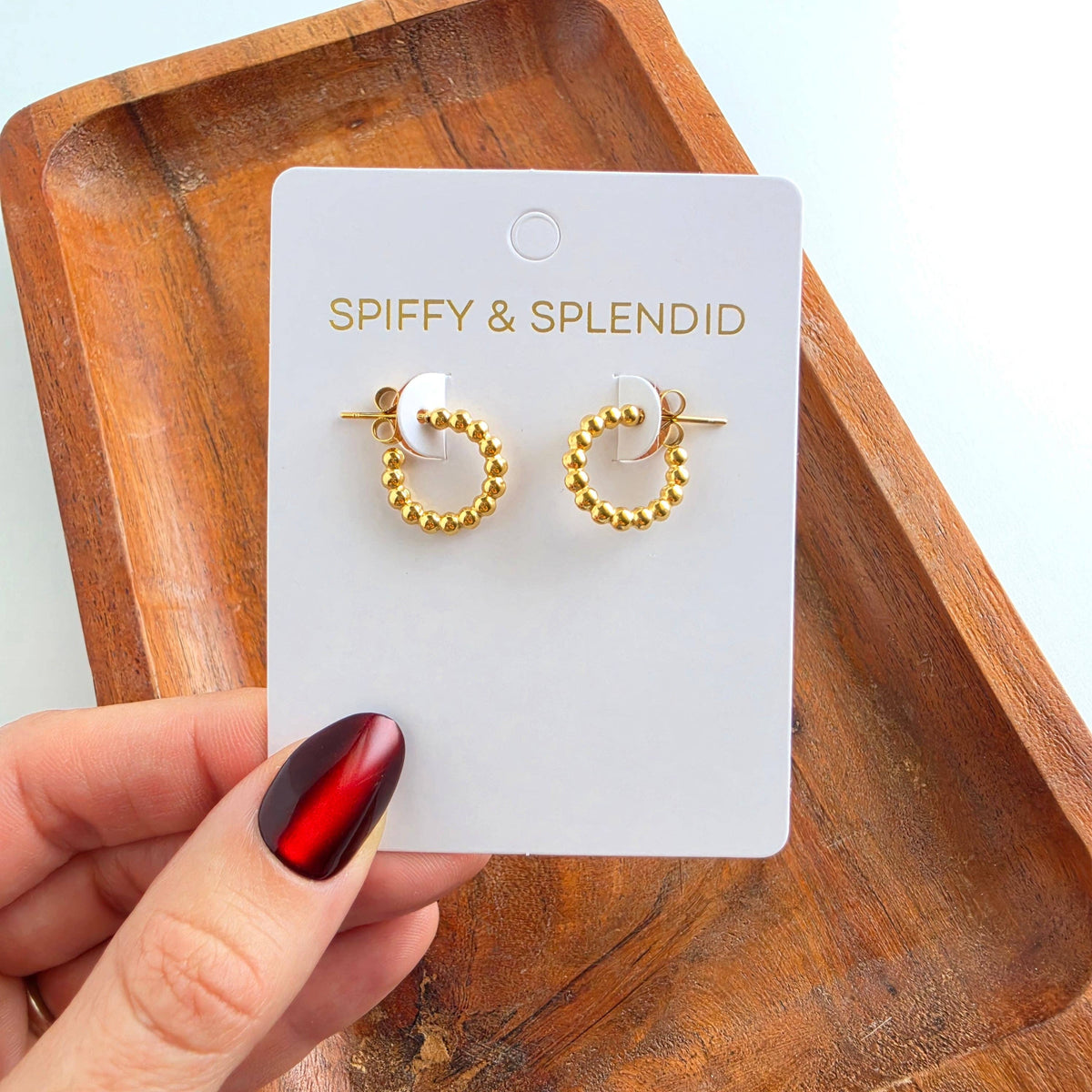 Luxe Bridget Hoops - Gold // Earrings, Jewelry, Tarnish Free