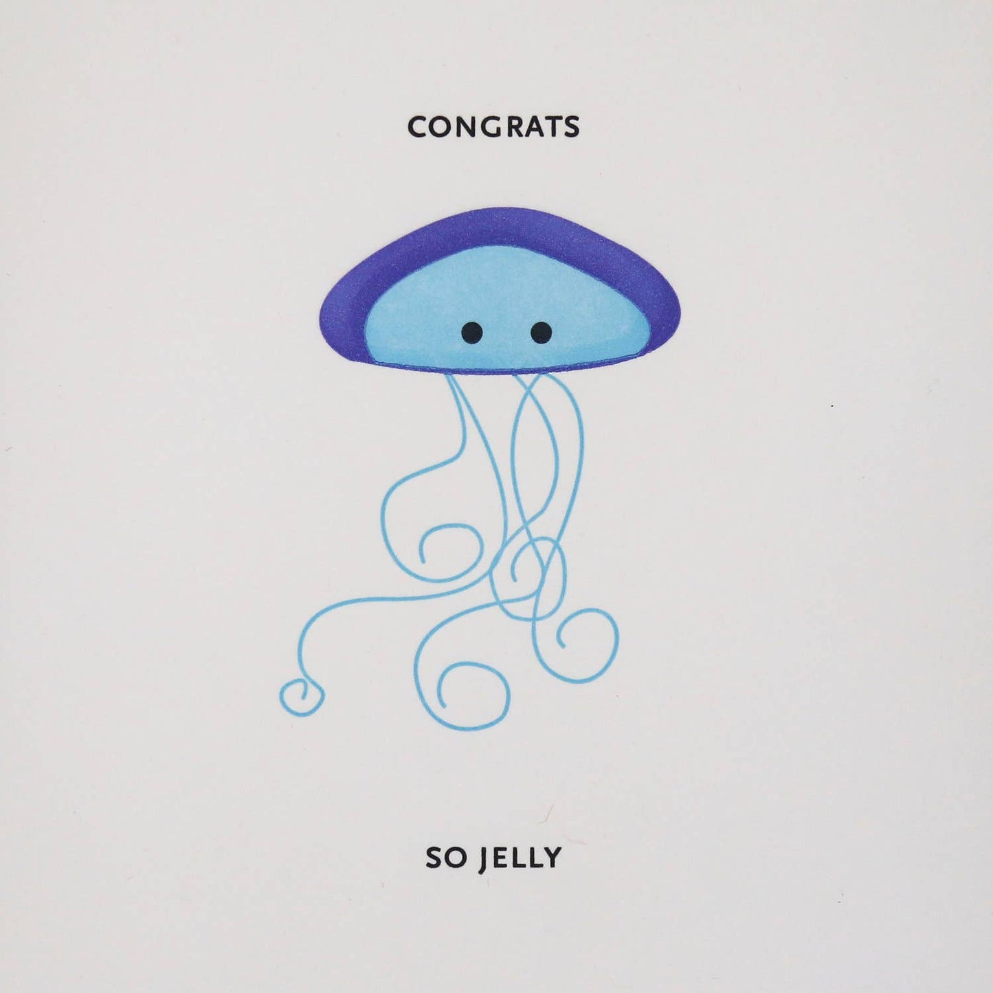 Congrats (So Jelly) - Letterpress Funny Congratulations Card