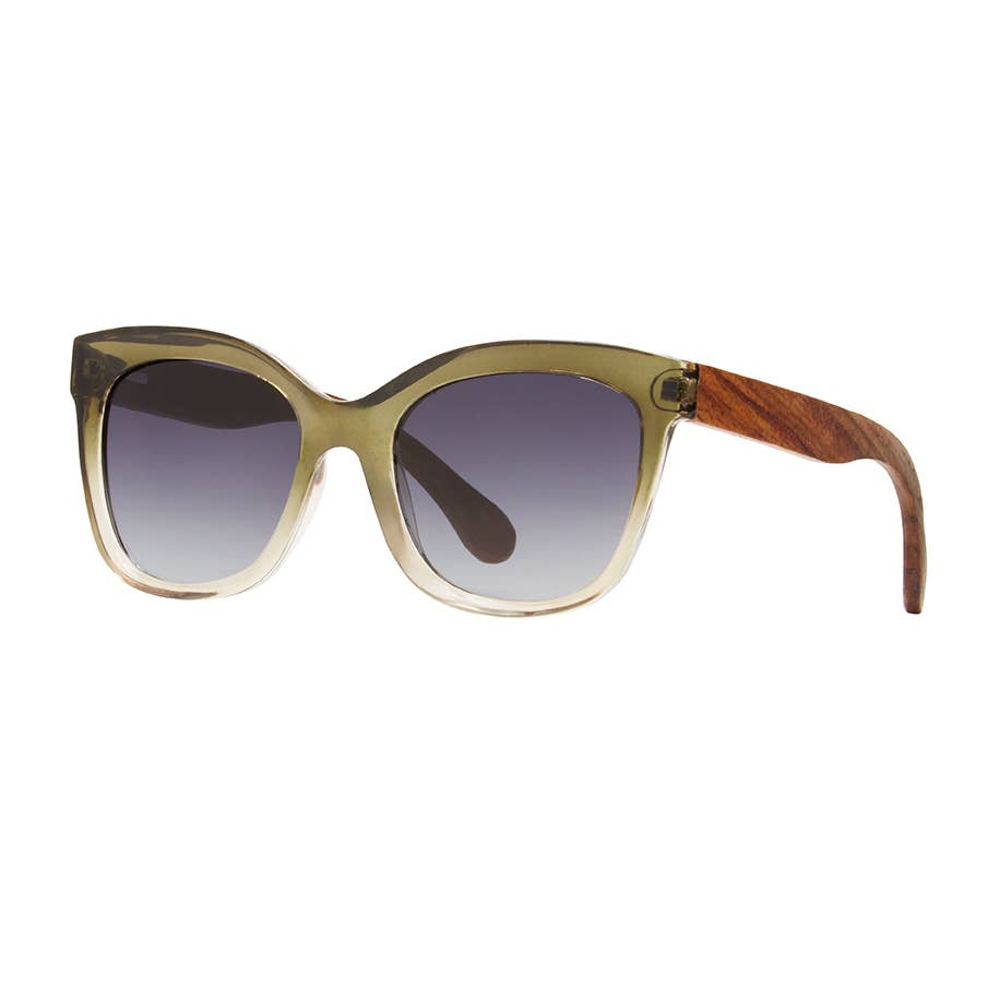 BP10154 NEW Amelia- Crystal Green/Walnut Wood- Brown Pol.
