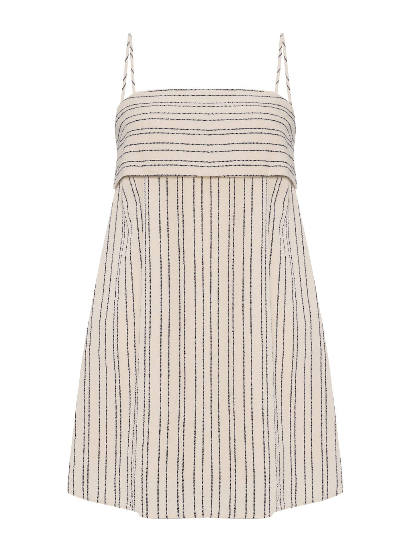Puglia Stripes Mini Dress - Navy
