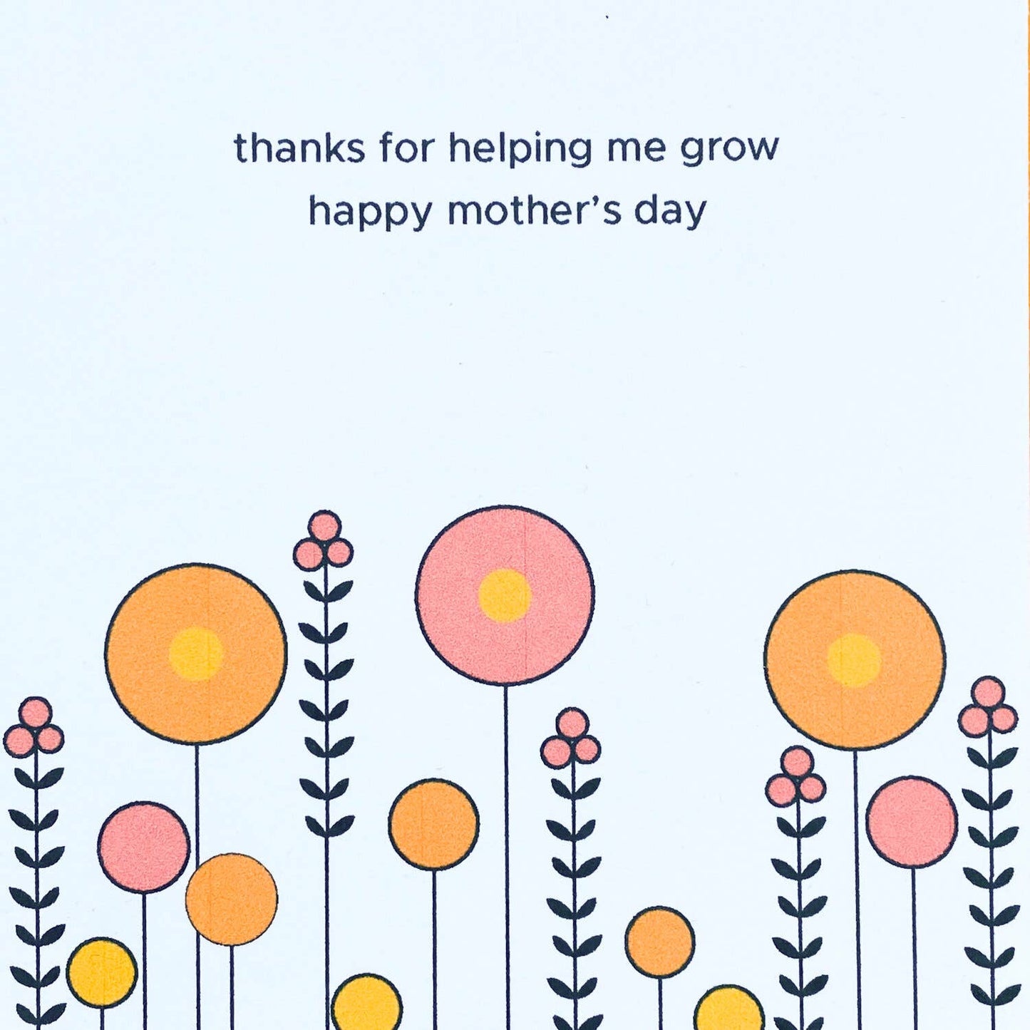 Poppies Mom - Letterpress Mother's Day Card