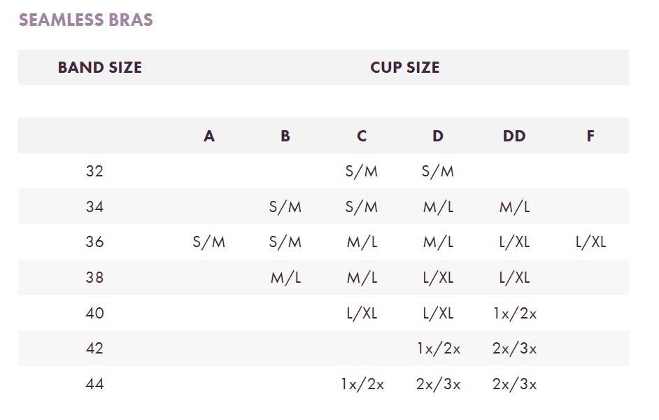 Bandeau Bra - Seamless - Plus Sizes Available