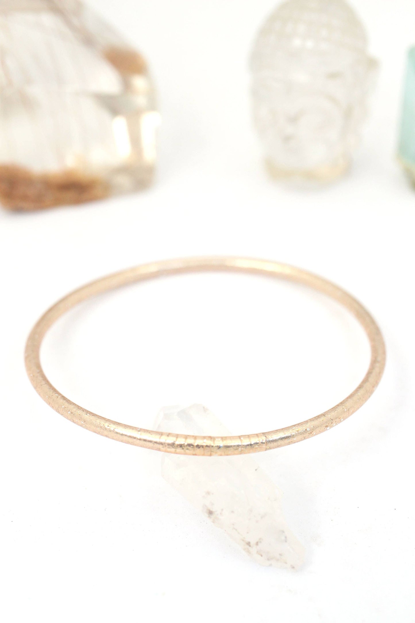 Thin Buddha Temple Bracelets, Assorted Metals