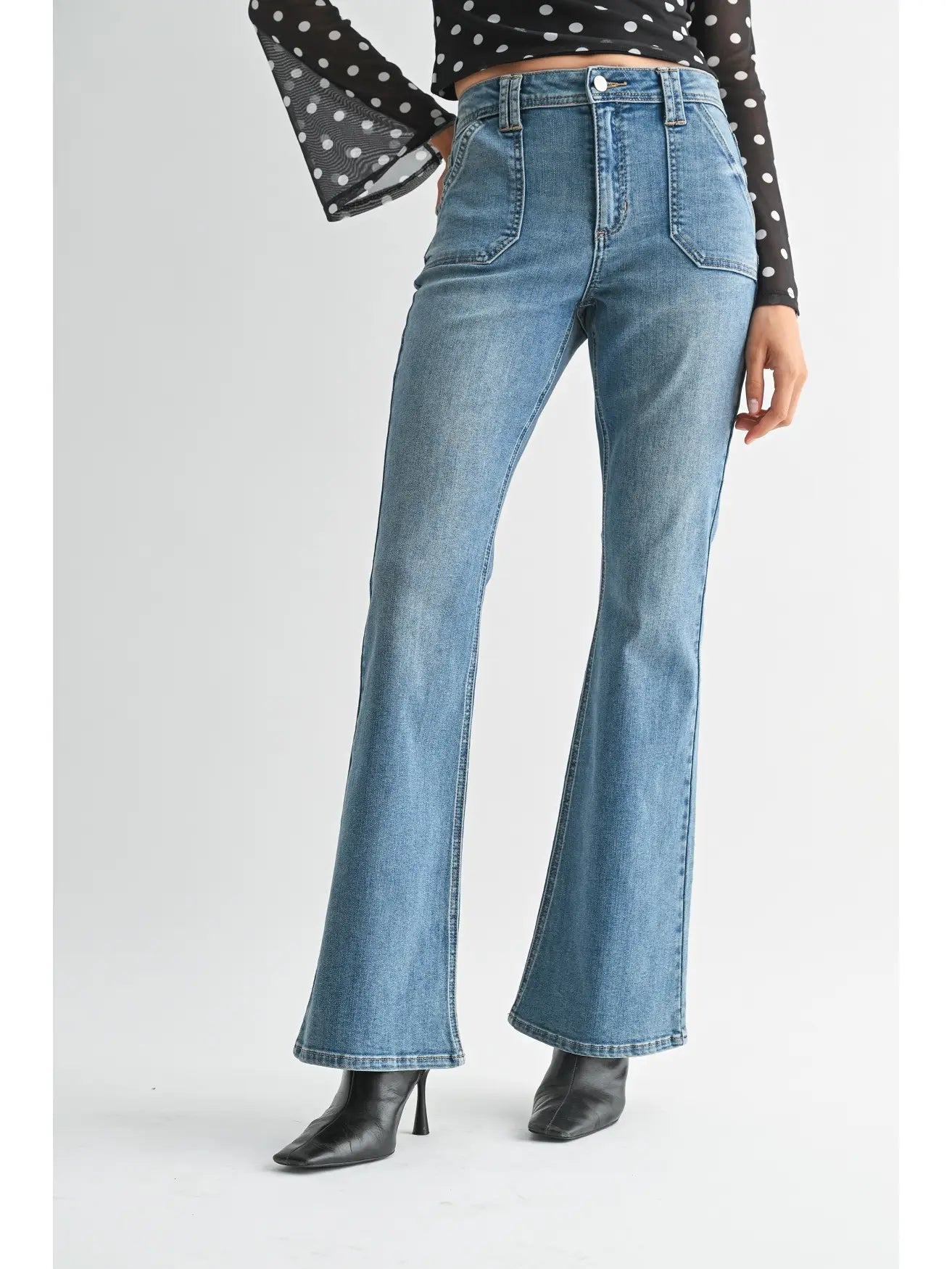 Utility Slim Bootcut Jeans