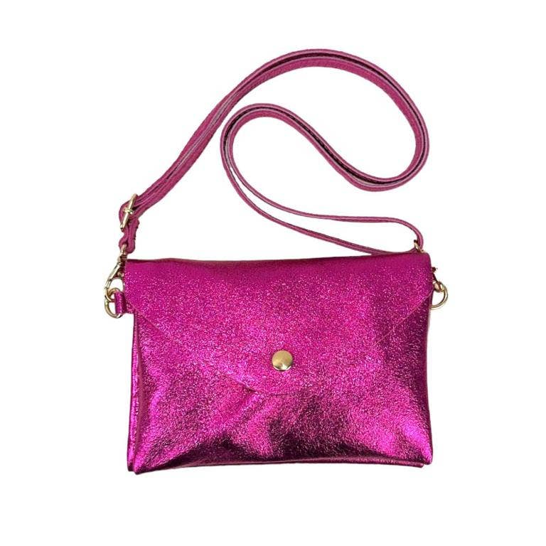 Women's Leather Bag with Brilliant Effect. Promo