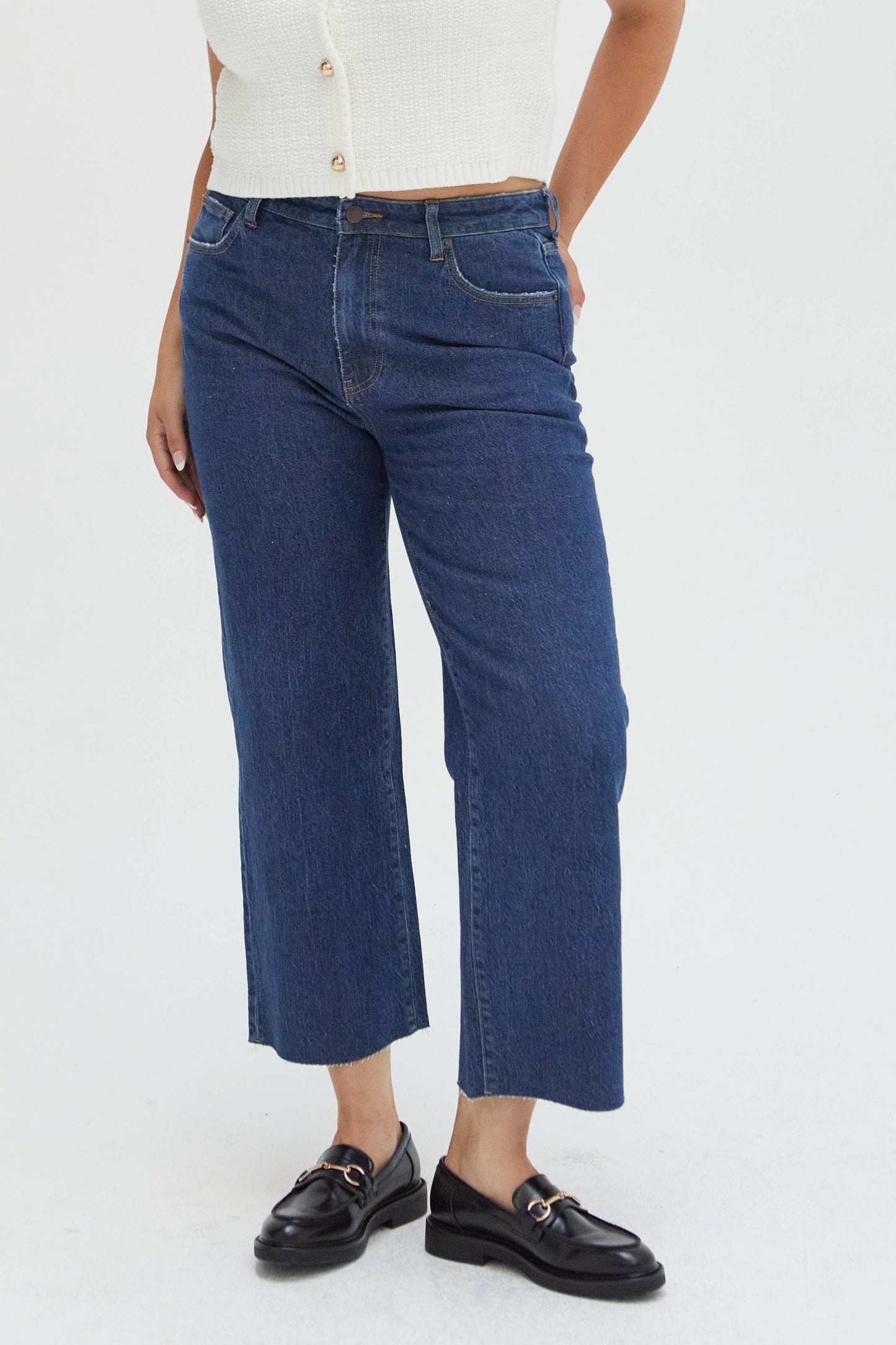 Aberdeen Western High Rise Wide Leg Crop