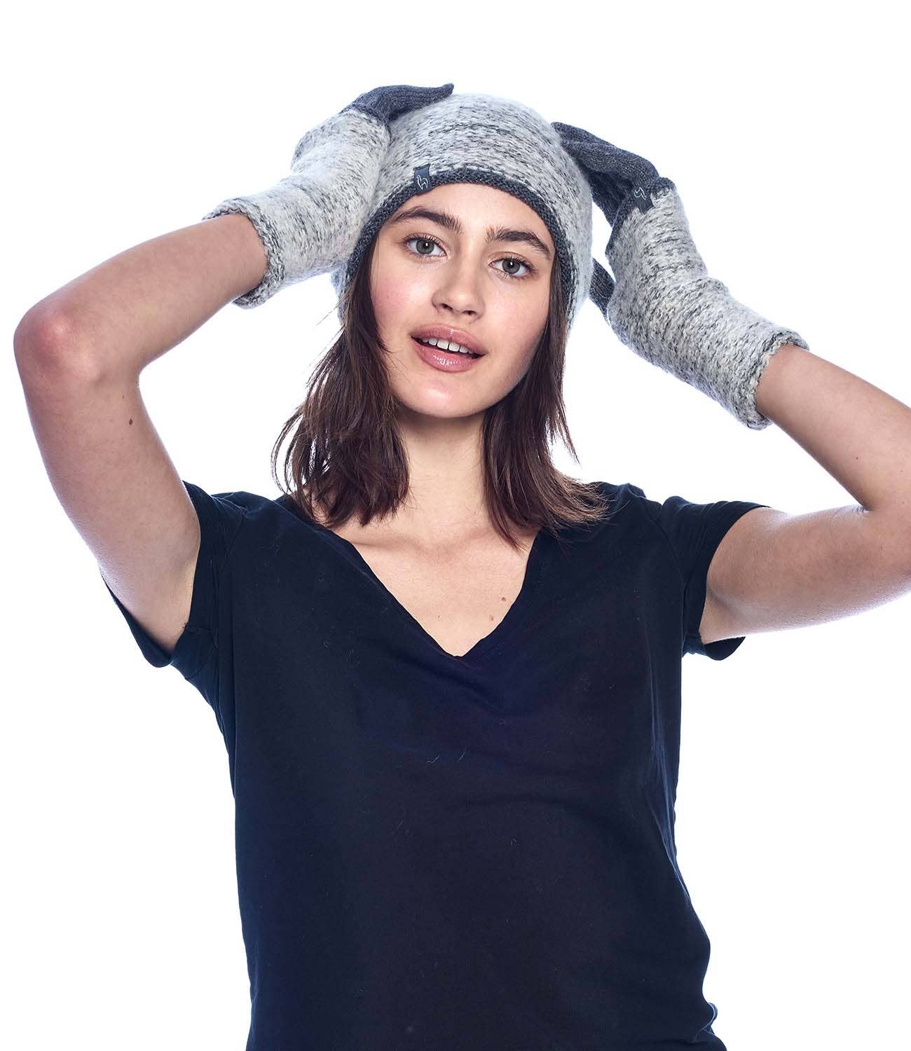 Alpaca Gloves - Caraveli - Stone