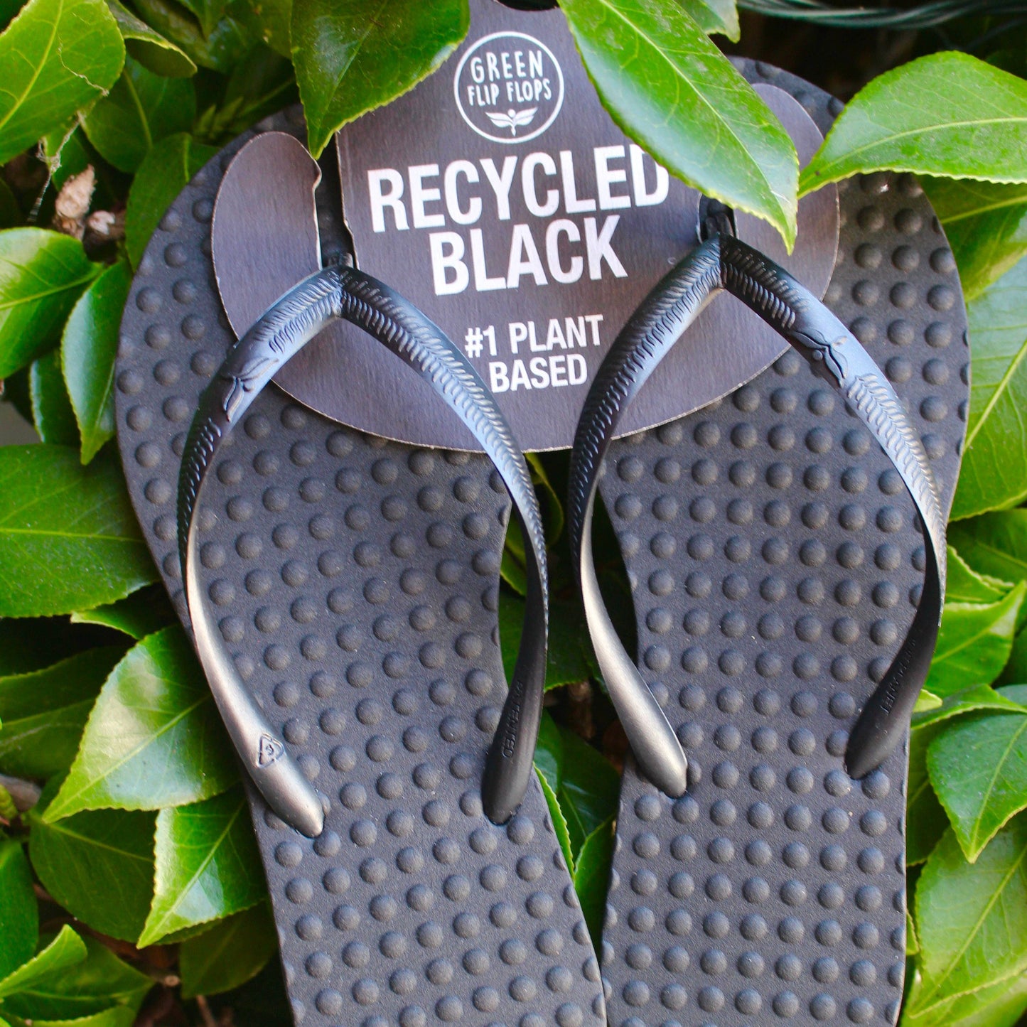 Sustainable Flip Flops Recycled | All Black