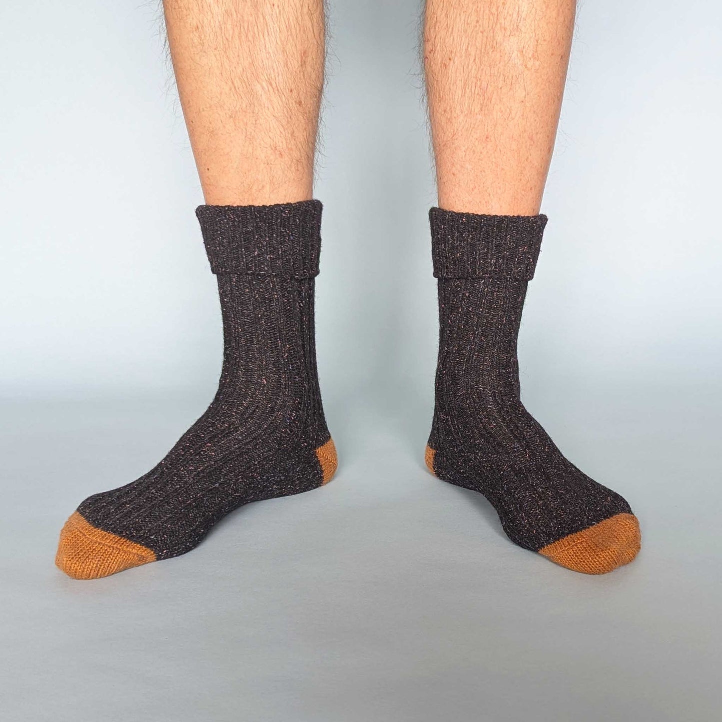 Unisex Recycled Silk Blend Ribbed Socks 2025