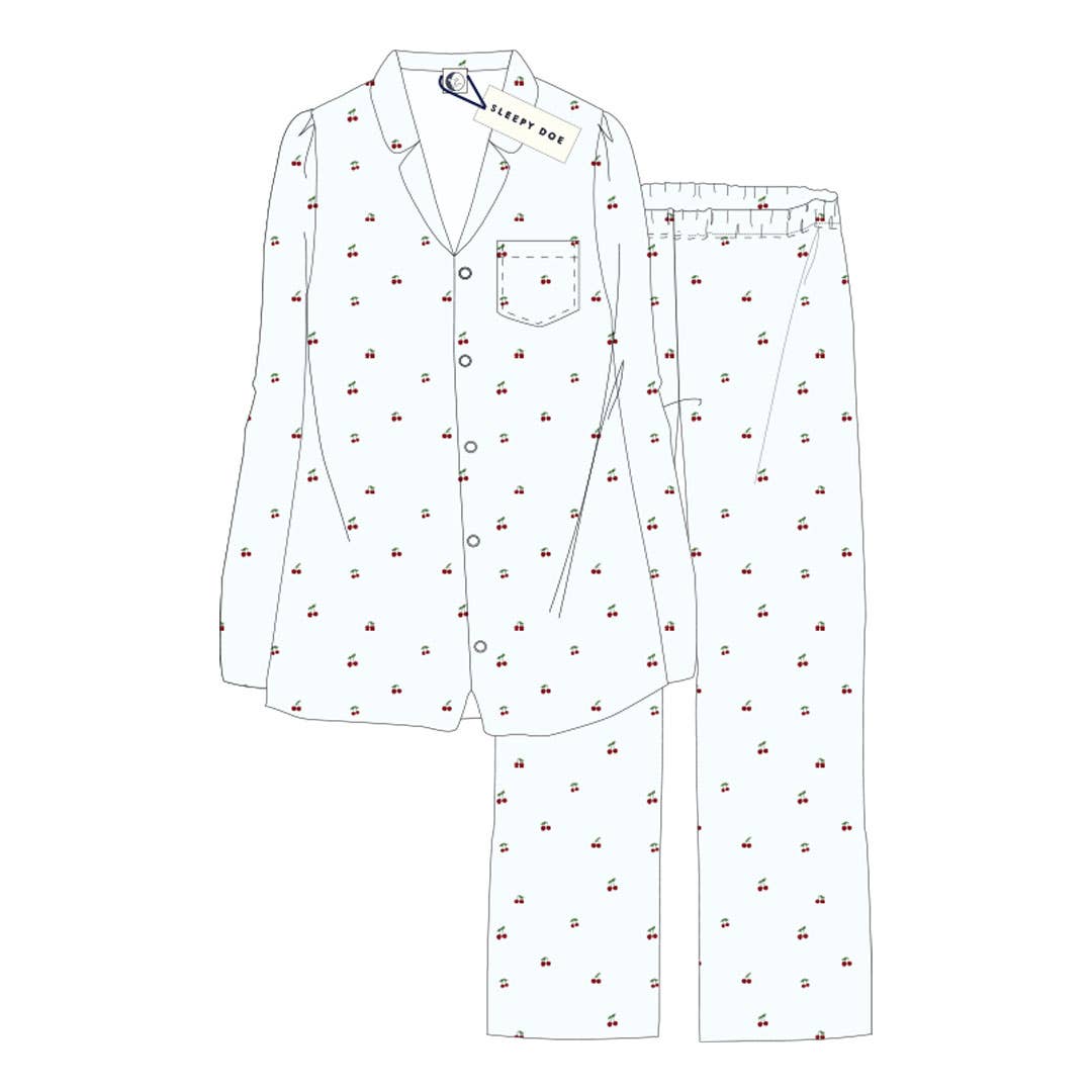 Classic Pajama Set | Cherries