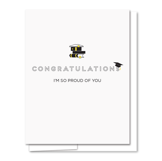 Graduation - Letterpress Graduation Card