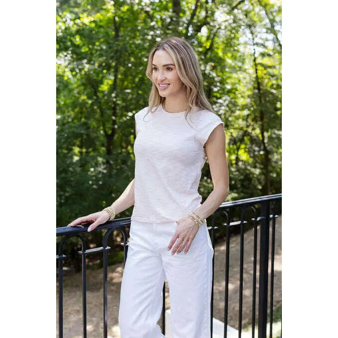 Tyler Casual Muscle Tee | Pink