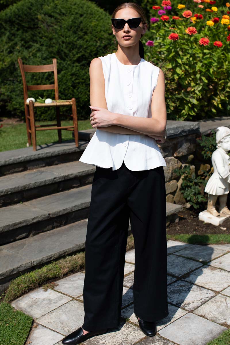 Emerson Fry Iris Sleeveless Top - Ivory