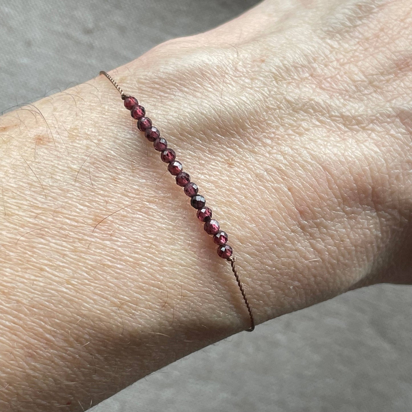 Garnet Bracelet- Energy