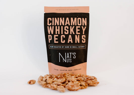 Gourmet Flavored Nuts | Cinnamon Whiskey Pecans