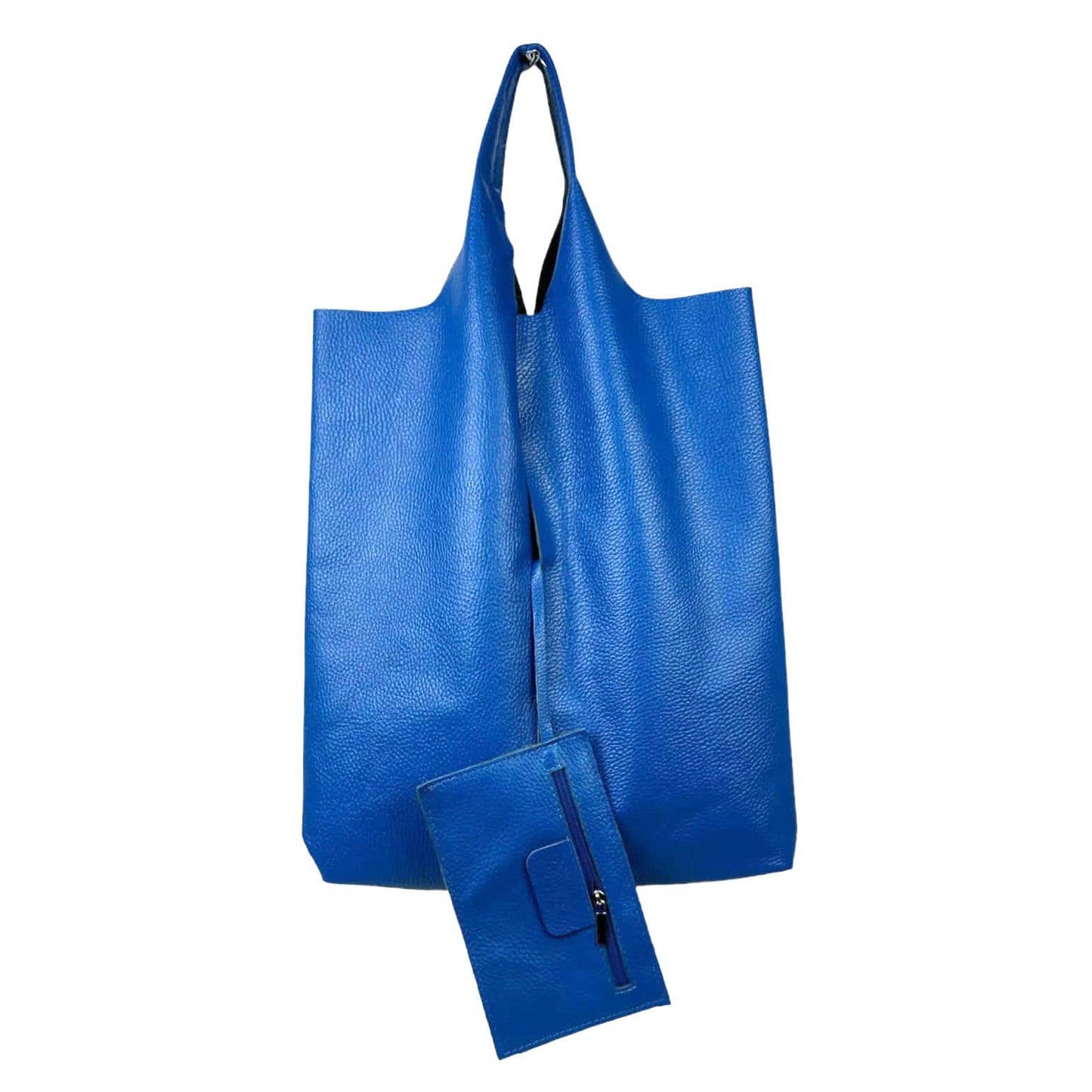 Leather University Shopper Bag with Extra Coin Pocket