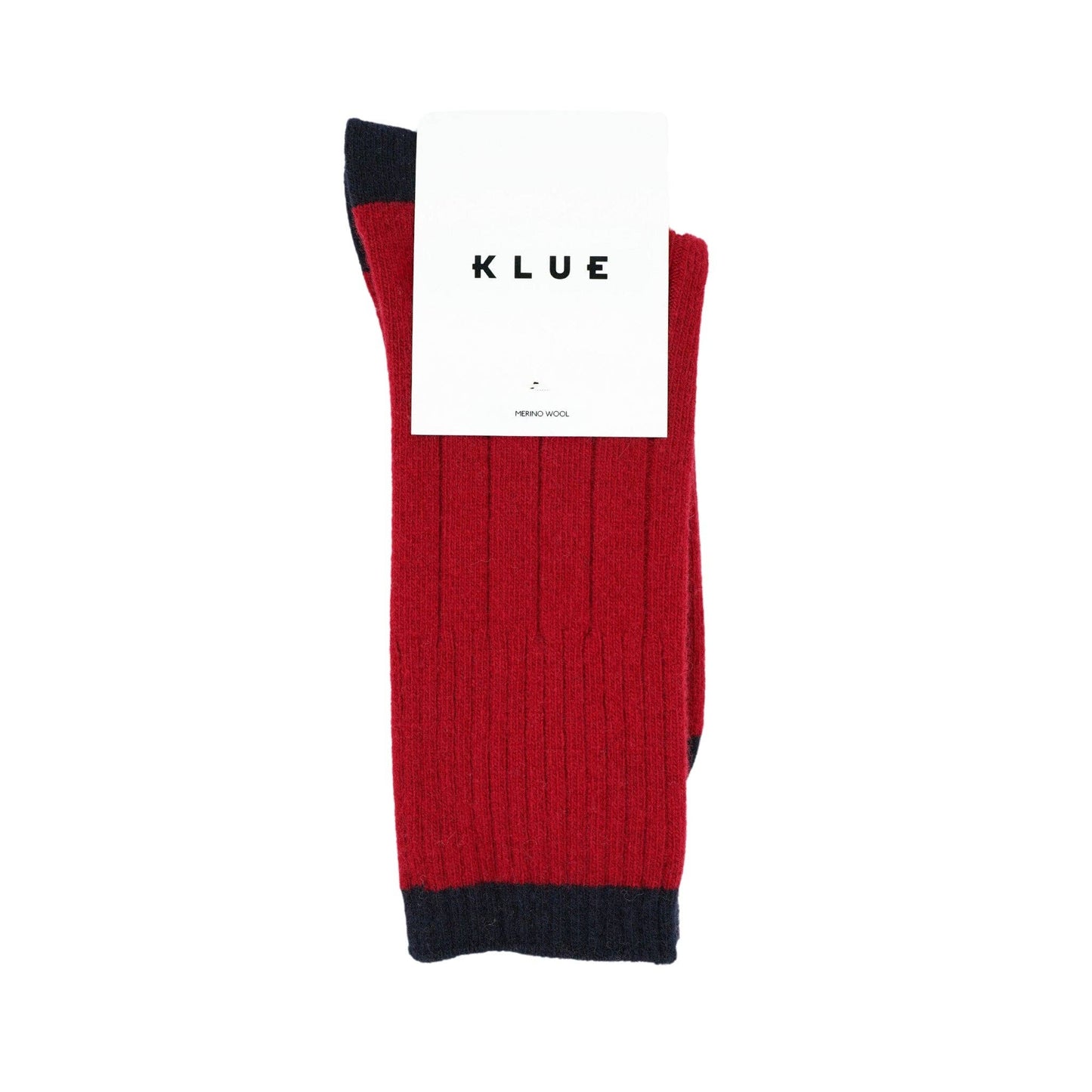 KLUE Merino Wool socks with Bands | Red