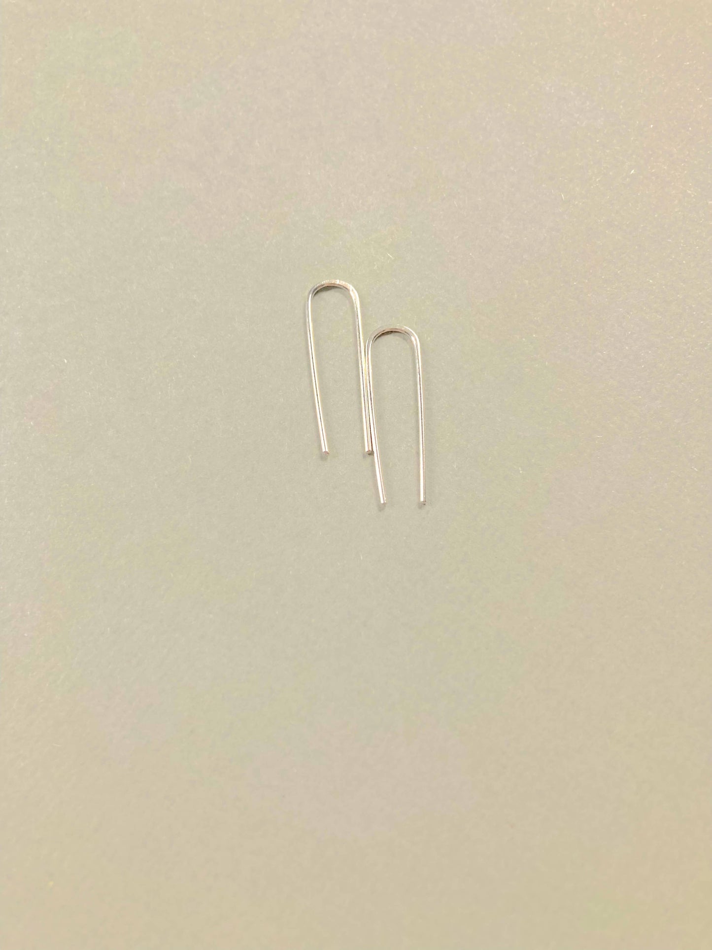 Hill Staple Earring - Everyday Basic in Sterling or Gold