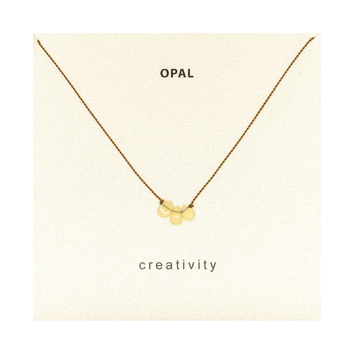 Opal Creativity Necklace, Valentine's Day Jewelry for Her