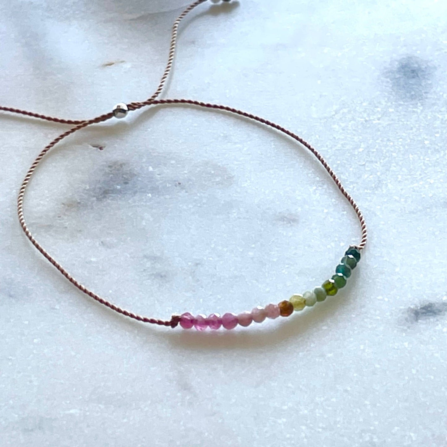 Watermelon Tourmaline Bracelet- Protection