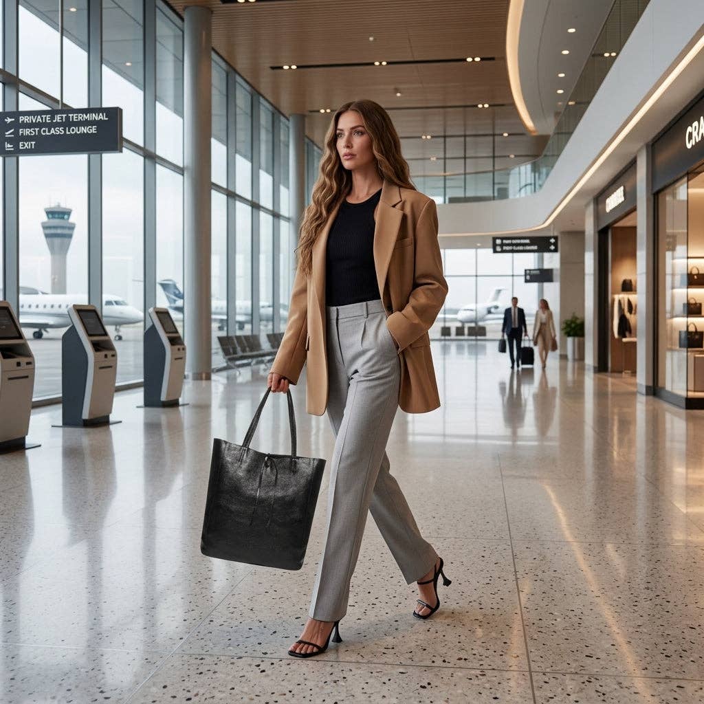 Italian Genuine Metallic Suede Tote Bag 201718