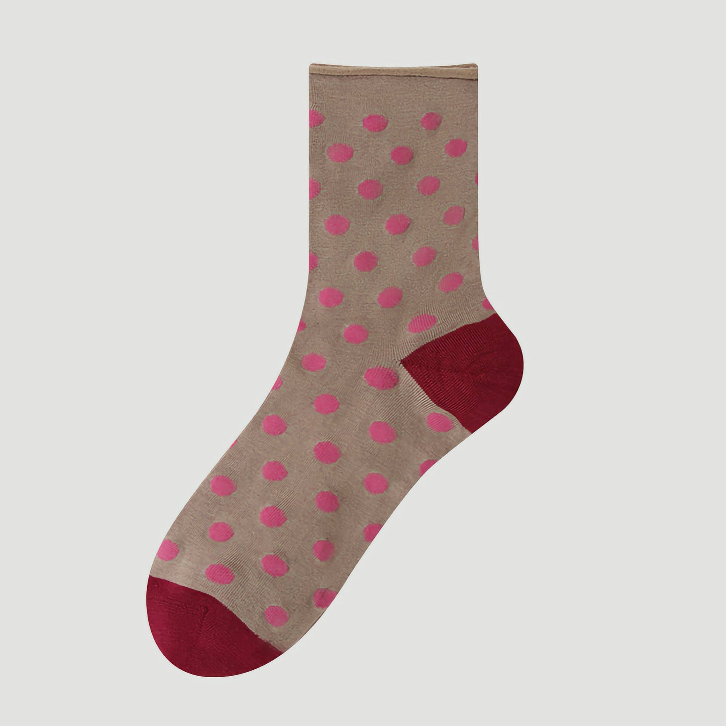Mulberry Silk Polka Dot Socks