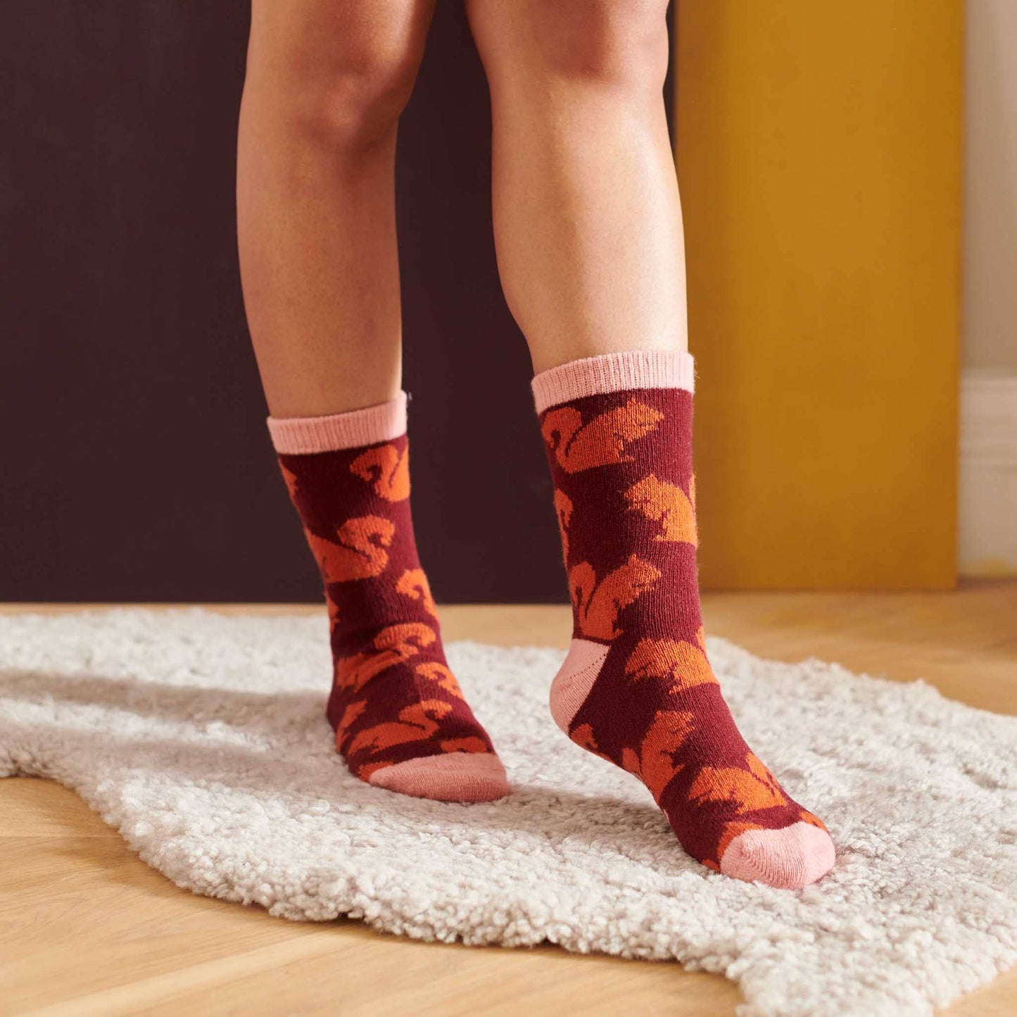 Lambswool Crew Socks