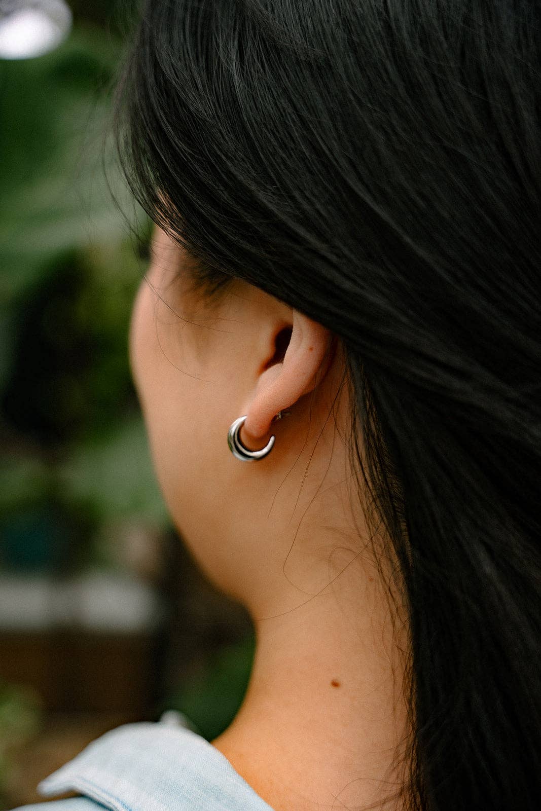 Luxe Selena Hoops - Mini - Silver // Everyday basics Jewelry