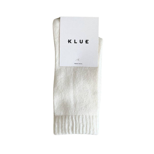 KLUE Merino Wool socks plain | White