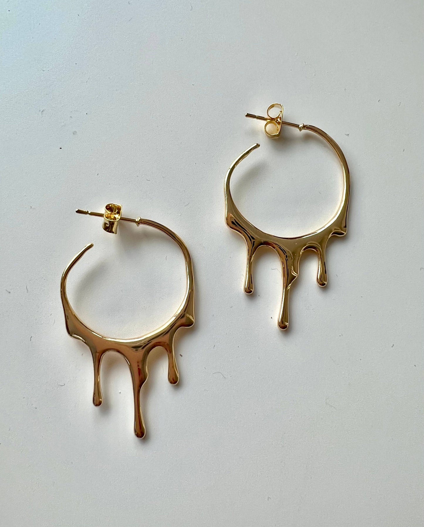 Drip Earrings with Stainless Steel Stud