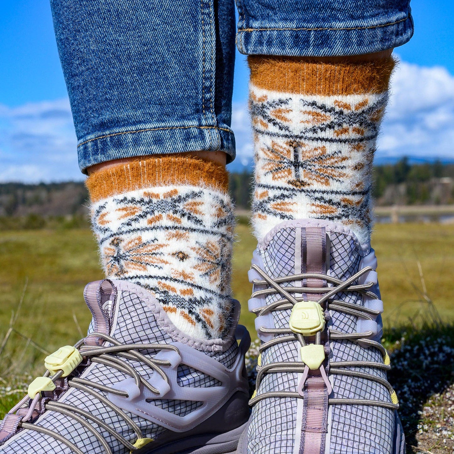 Nix Brown - Ultra Soft Crew Socks | Wool & Bamboo