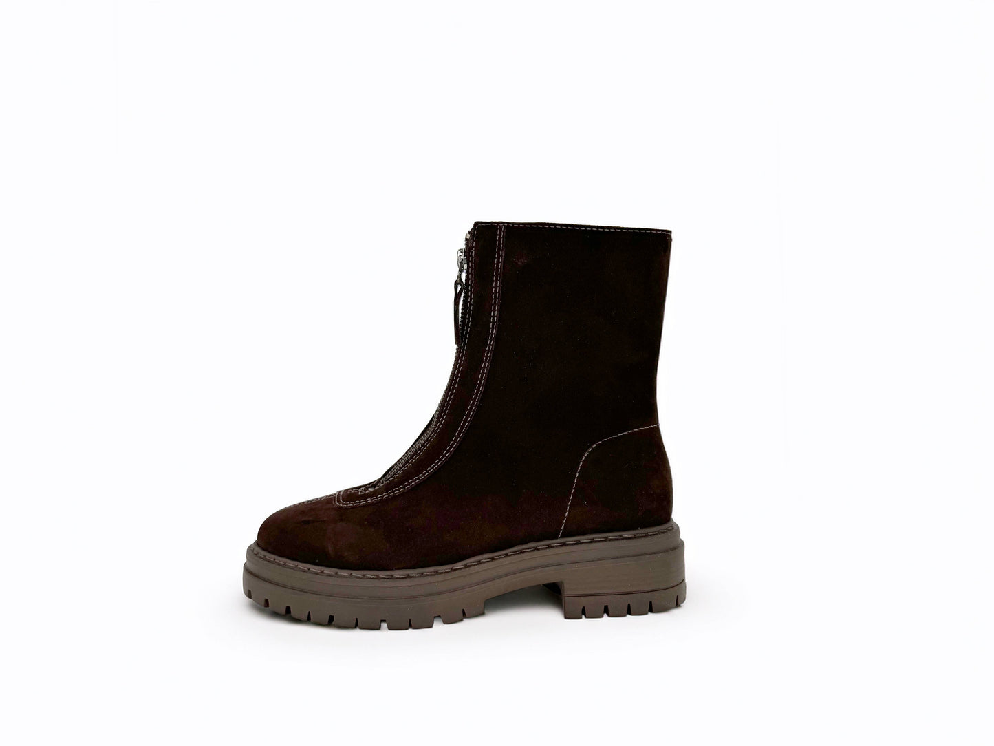 Zorro Front Zip Holiday Lugsole Bootie