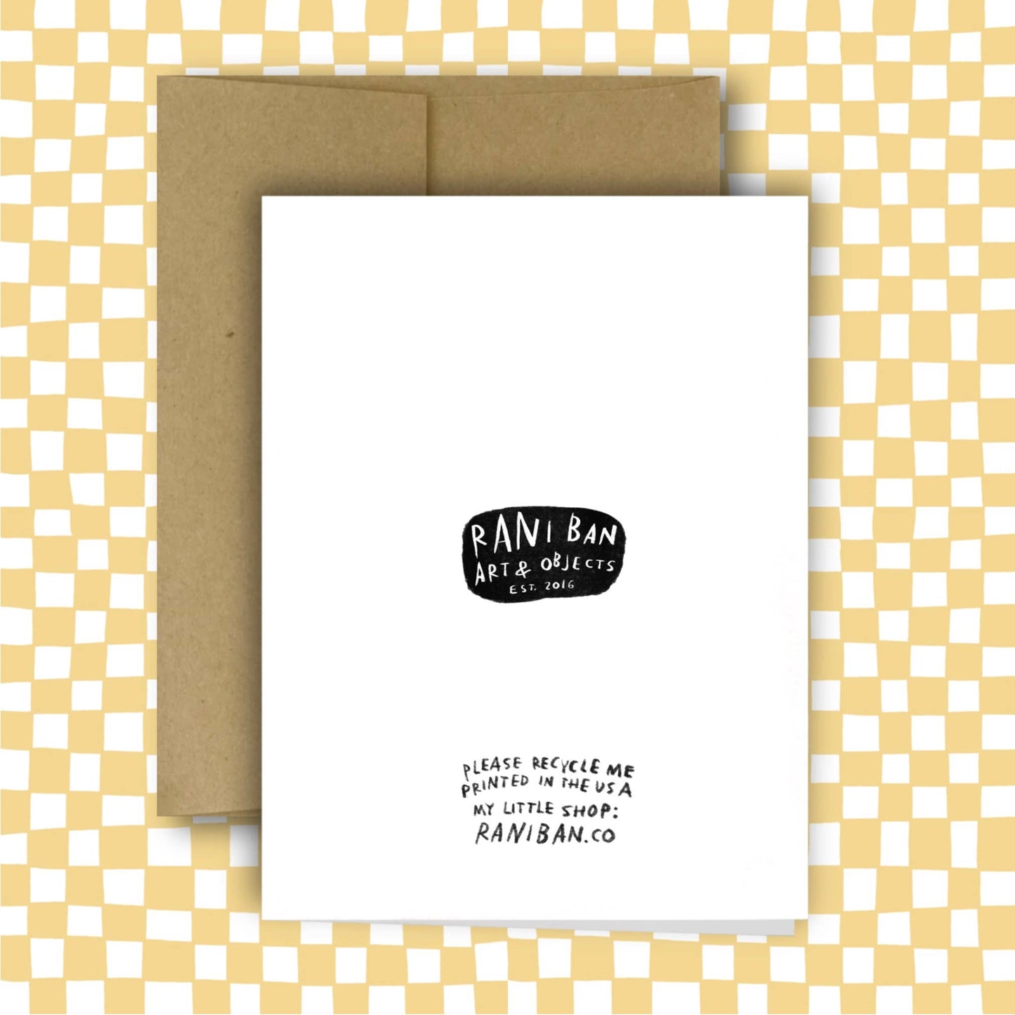 WITH YOU ON A CRESCENT MOON Card
