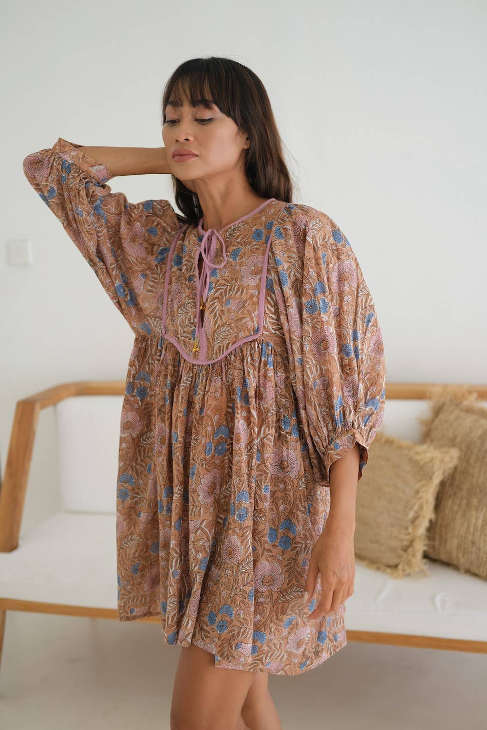 Block Printed Zoha Dress