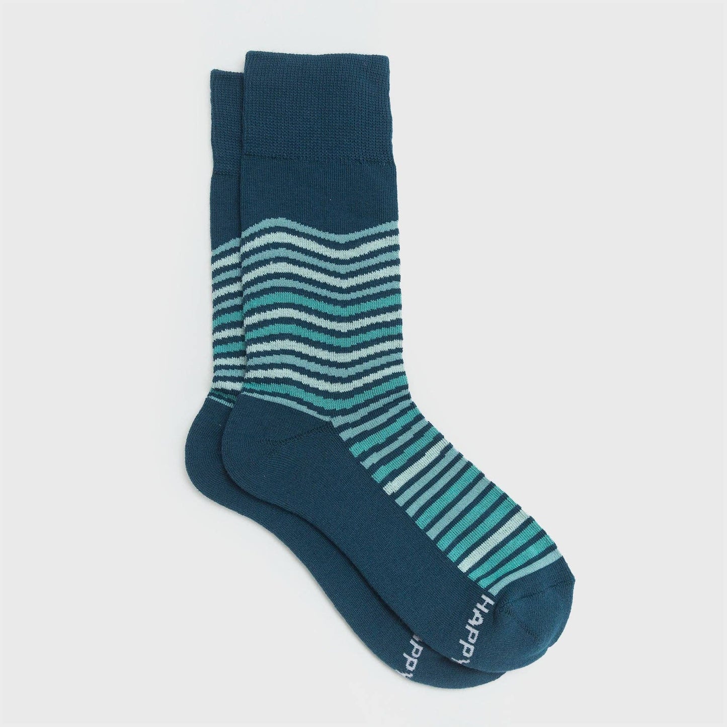 Make Waves Men's + Women's Organic  Socks | Blue