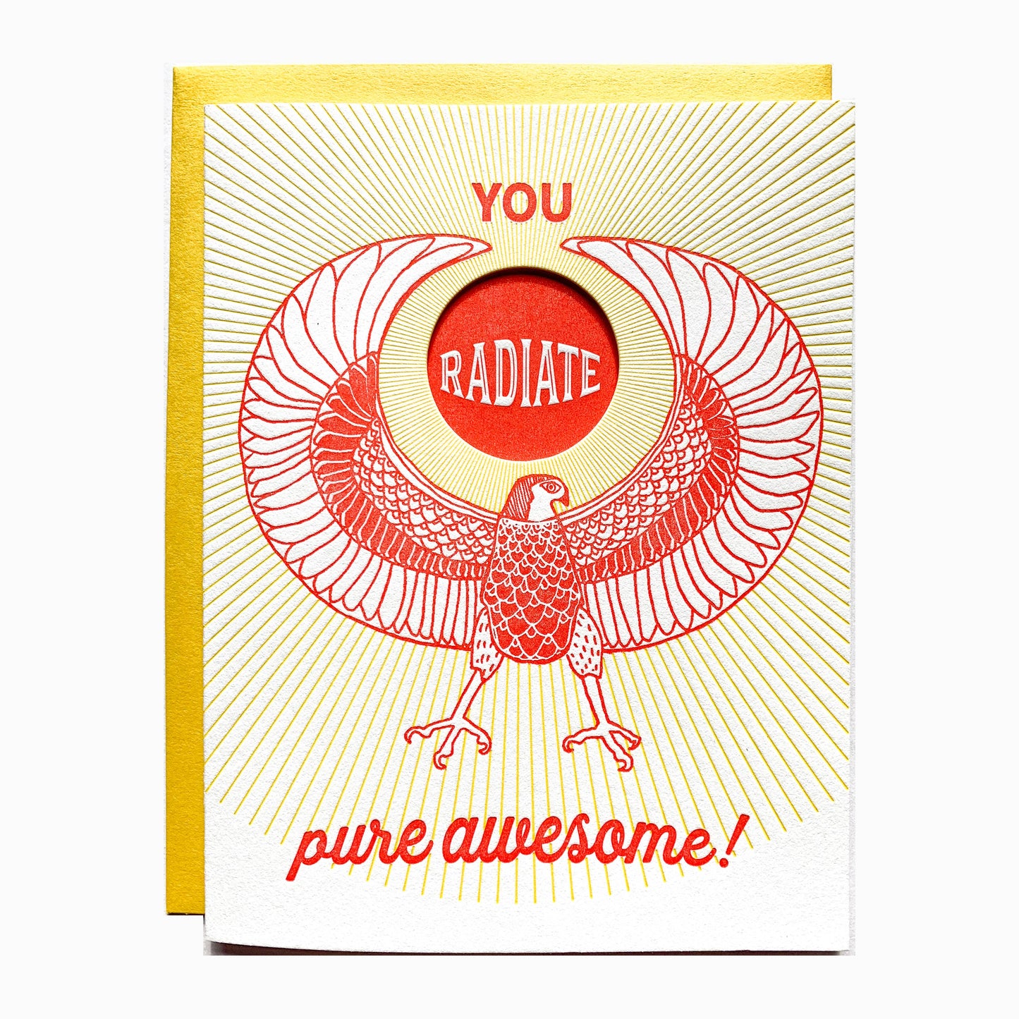 You radiate pure awesome card