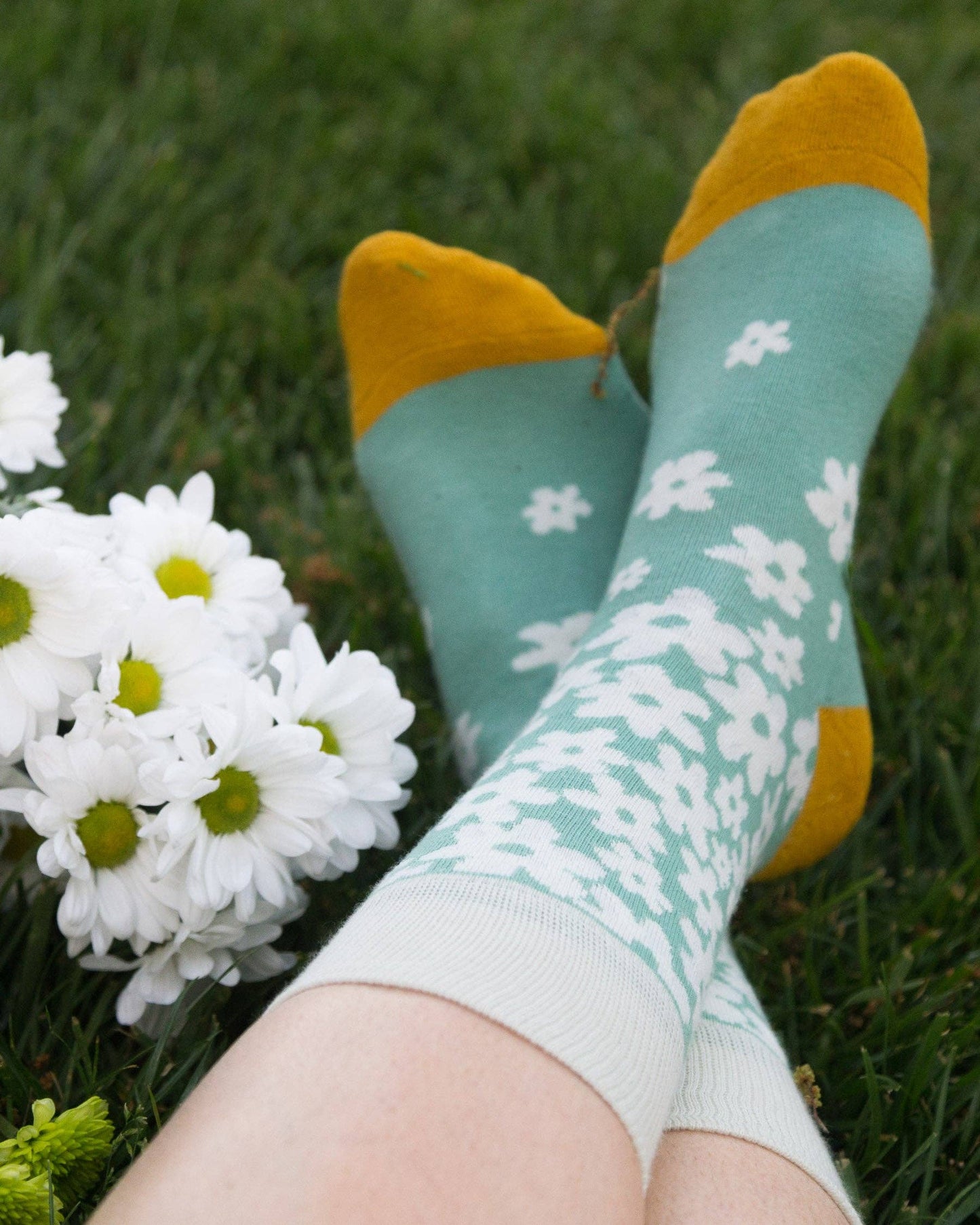 Flower Power Men's + Women's Organic Socks