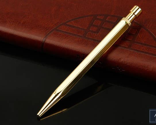 Retractable Brass Pen