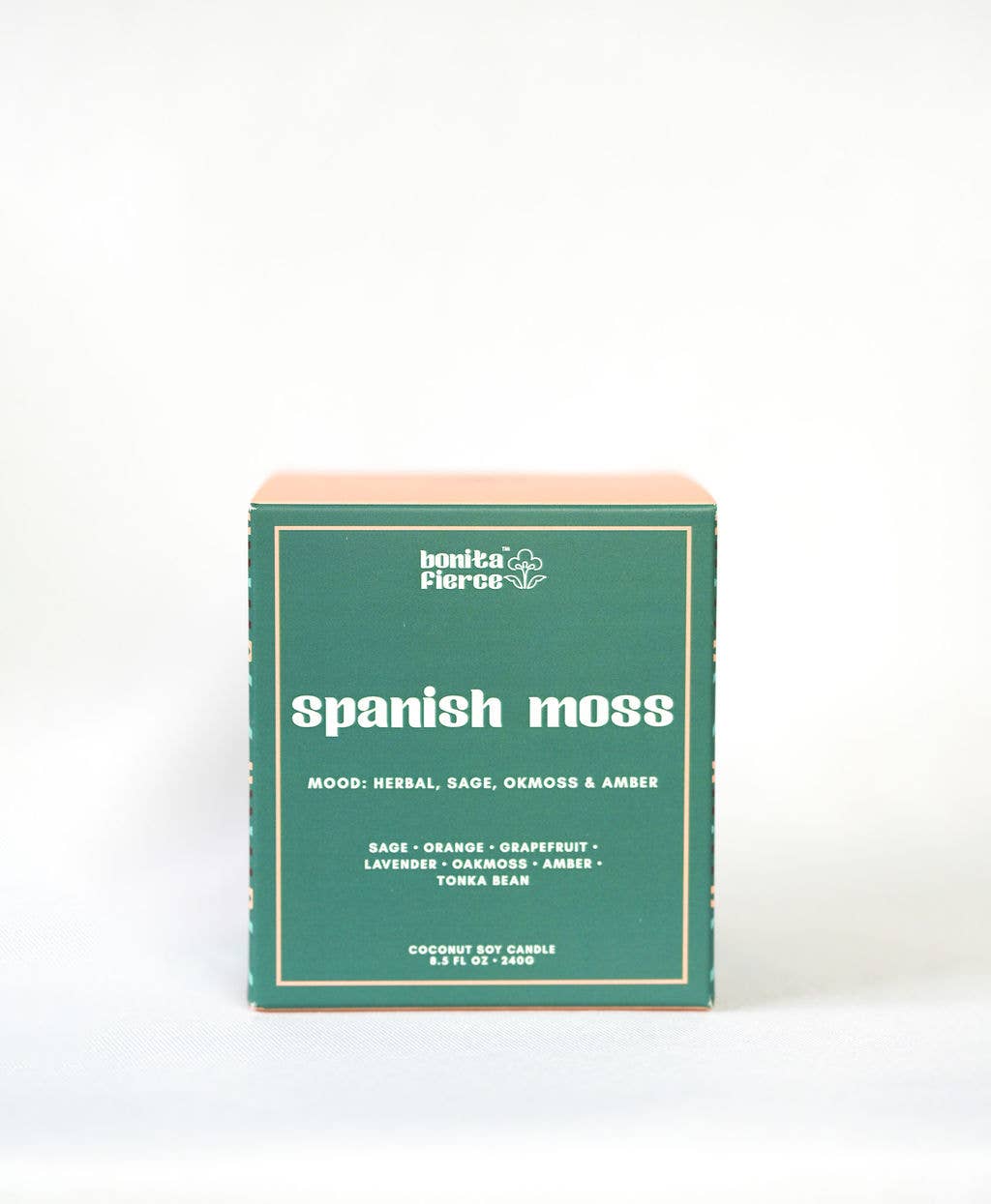 Spanish Moss Candle | Herbal Sage, Oakmoss & Amber Candle