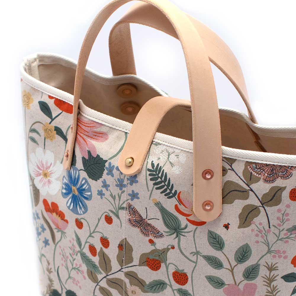 Spring Meadow Canvas All Day Mini Tote