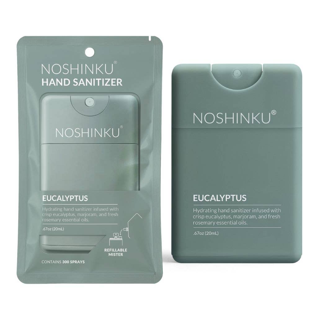 REFILLABLE Eucalyptus Moisturizing Pocket Hand Sanitizer